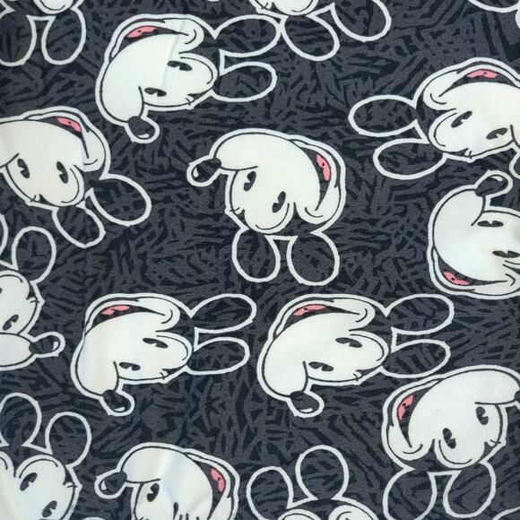 LuLaRoe Disney Mickey Mouse Leggings TC2 NEW Black White Gray Pink Buttery Soft - Picture 2 of 9